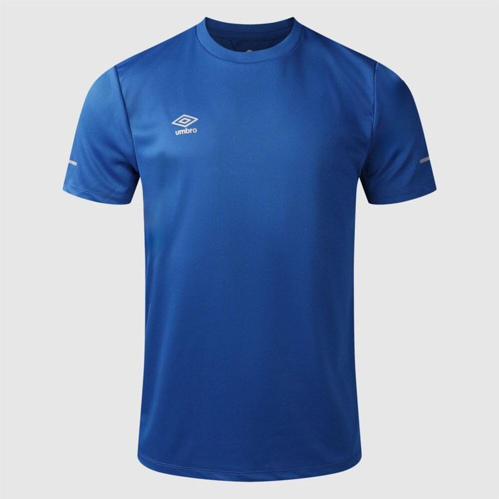 Umbro Mens Crew Neck Athletic T-Shirt / Classic Blue